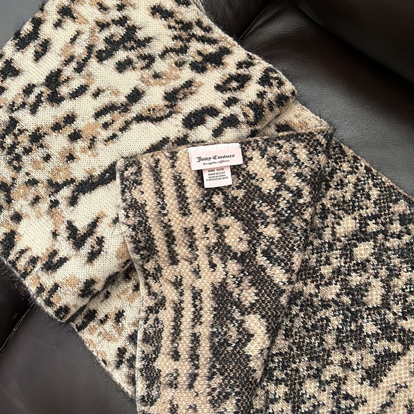 Juicy Couture Cheetah Print Scarf and Headband Set - Picture 3 of 3